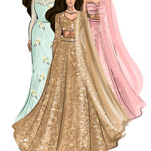 Load image into Gallery viewer, Fashion Illustrations - quick sketches
