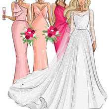 Load image into Gallery viewer, Fashion Illustrations - quick sketches
