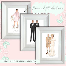 Load image into Gallery viewer, Framed illustrations on the day
