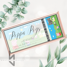 Load image into Gallery viewer, Event Ticket Design for Gift Giving Voucher
