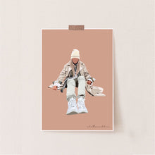 Load image into Gallery viewer, Custom Colour Block Style Digitally Drawn Artwork
