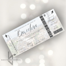 Load image into Gallery viewer, Boarding Pass Design for Gift Giving Voucher
