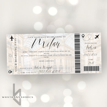 Load image into Gallery viewer, Boarding Pass Design for Gift Giving Voucher
